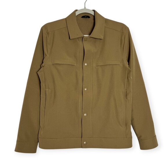 NWOT Lululemon City Excursion Jacket MENS XS Frontier Brown Mesh Bomber NEW - Picture 3 of 16